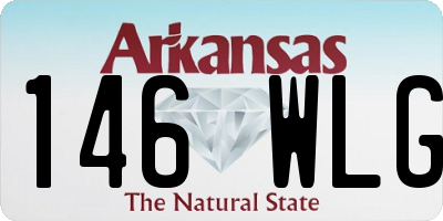 AR license plate 146WLG