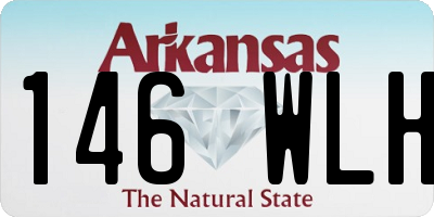 AR license plate 146WLH