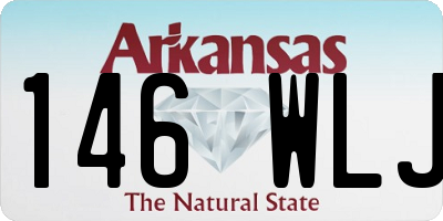 AR license plate 146WLJ