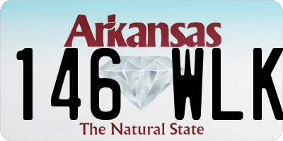 AR license plate 146WLK