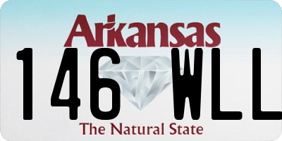 AR license plate 146WLL