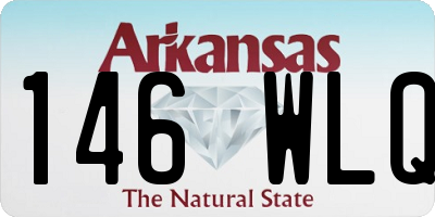 AR license plate 146WLQ