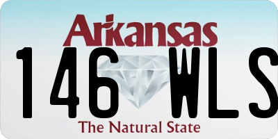 AR license plate 146WLS
