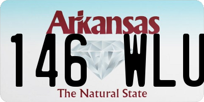 AR license plate 146WLU