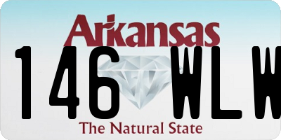 AR license plate 146WLW