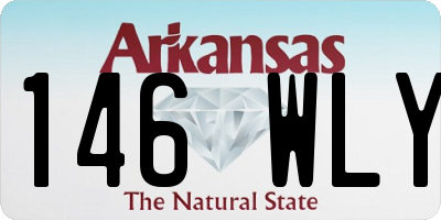 AR license plate 146WLY