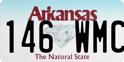 AR license plate 146WMC