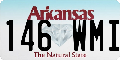 AR license plate 146WMI