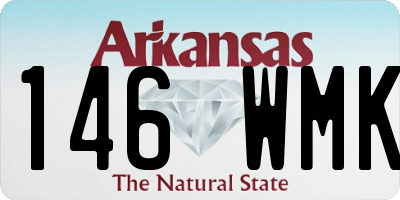AR license plate 146WMK