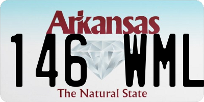 AR license plate 146WML
