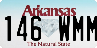 AR license plate 146WMM