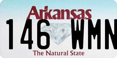 AR license plate 146WMN