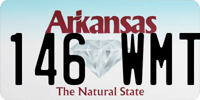 AR license plate 146WMT