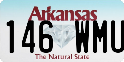 AR license plate 146WMU