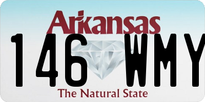 AR license plate 146WMY