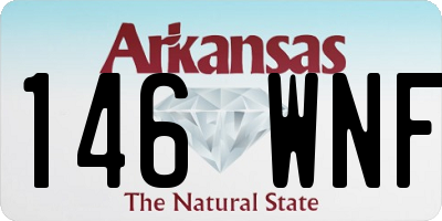 AR license plate 146WNF