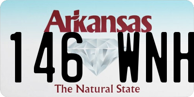 AR license plate 146WNH