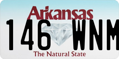 AR license plate 146WNM
