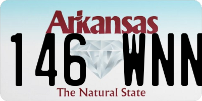 AR license plate 146WNN