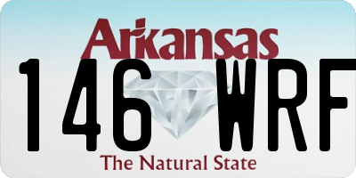 AR license plate 146WRF
