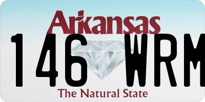 AR license plate 146WRM