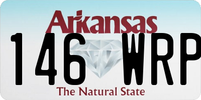 AR license plate 146WRP