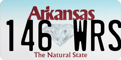 AR license plate 146WRS
