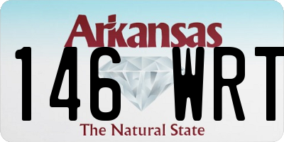 AR license plate 146WRT