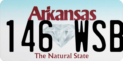 AR license plate 146WSB