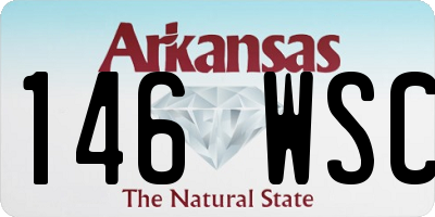 AR license plate 146WSC