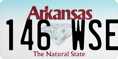 AR license plate 146WSE