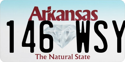 AR license plate 146WSY