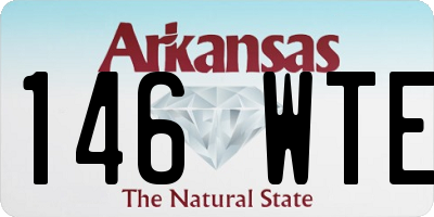 AR license plate 146WTE