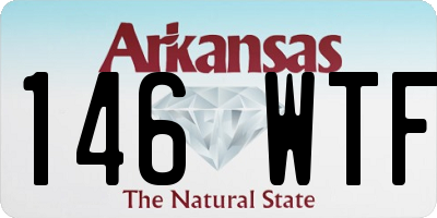 AR license plate 146WTF