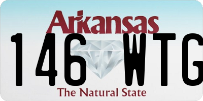 AR license plate 146WTG