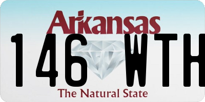AR license plate 146WTH
