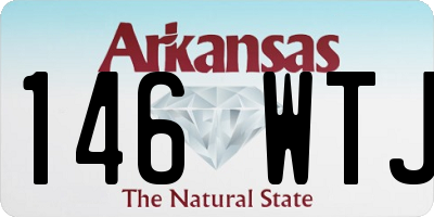 AR license plate 146WTJ