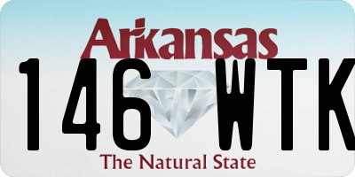 AR license plate 146WTK