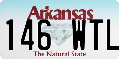 AR license plate 146WTL