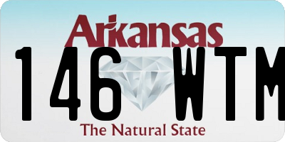 AR license plate 146WTM