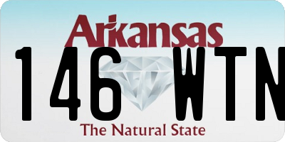 AR license plate 146WTN