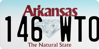 AR license plate 146WTO