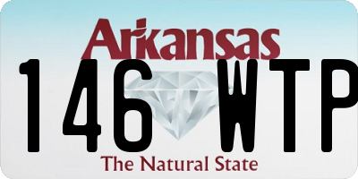 AR license plate 146WTP