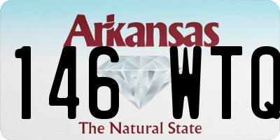 AR license plate 146WTQ