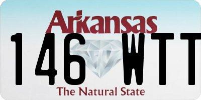 AR license plate 146WTT