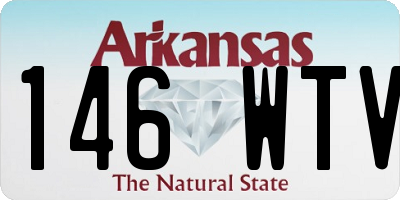 AR license plate 146WTV