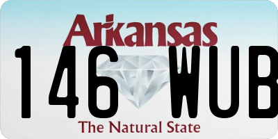 AR license plate 146WUB
