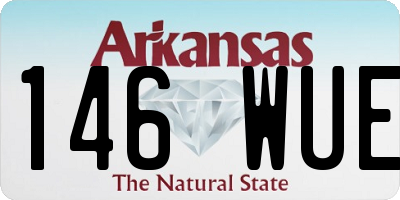 AR license plate 146WUE