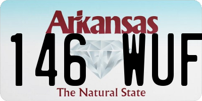 AR license plate 146WUF