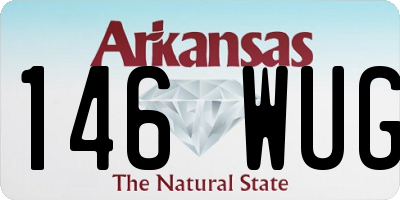 AR license plate 146WUG